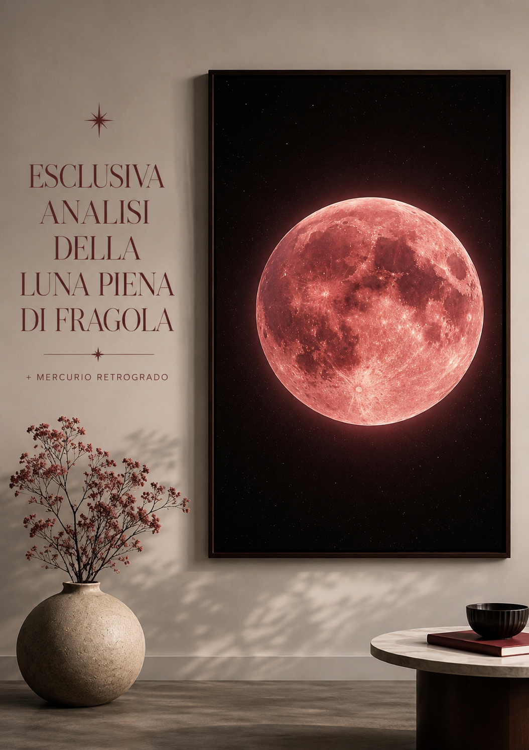 LUNA PIENA IN CAPRICORNO STRAWBERRY MOON + MERCURIO RETROGRADO