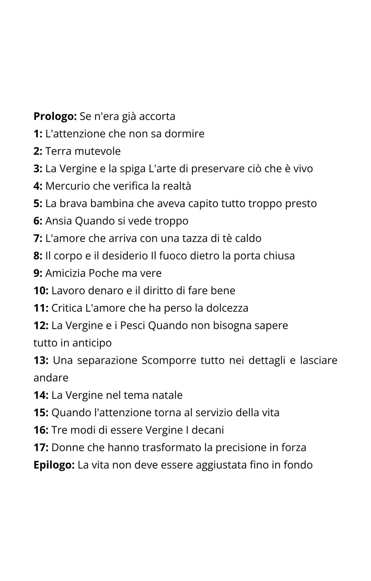 Vergine -  La donna che nota più degli altri.