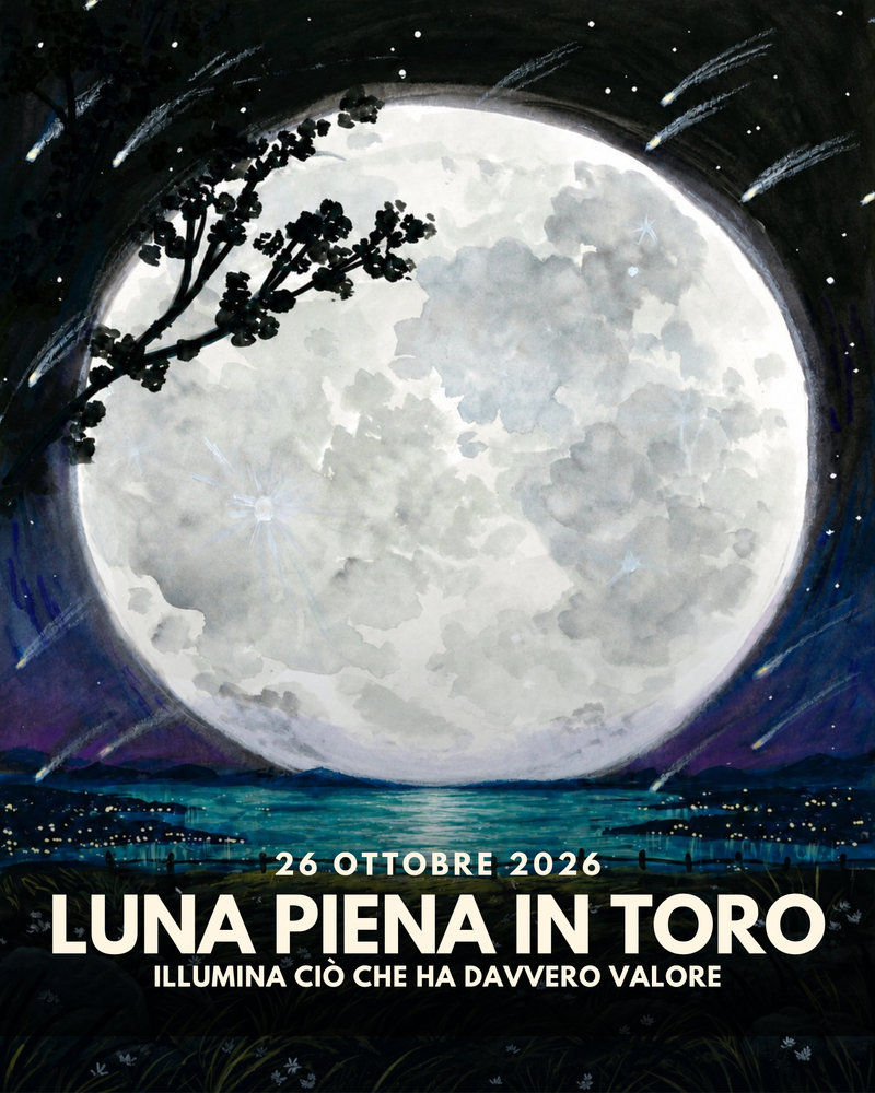 ANALISI ESCLUSIVA PER LA LUNA PIENA IN TORO